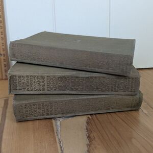 Everyman's Library #'s 153,154,155 - Shakespeare - Poetry and Drama Books - 1927